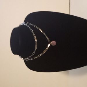 Paper Clip  Necklace